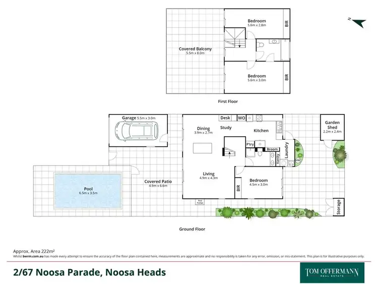 Floorplan of Homely unit listing, 2/67 Noosa Parade, Noosa Heads QLD 4567