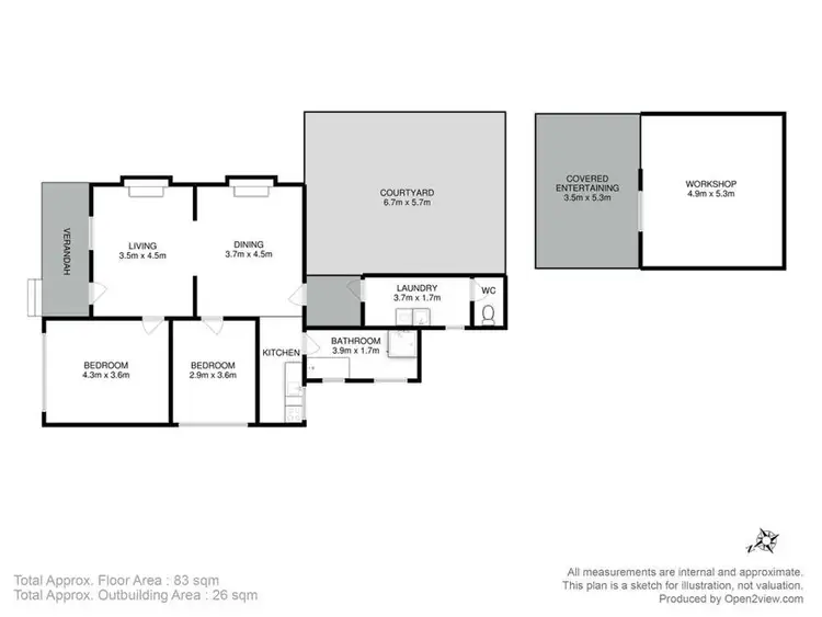 Floorplan of Homely house listing, 19 Moate Lane, White Beach TAS 7184