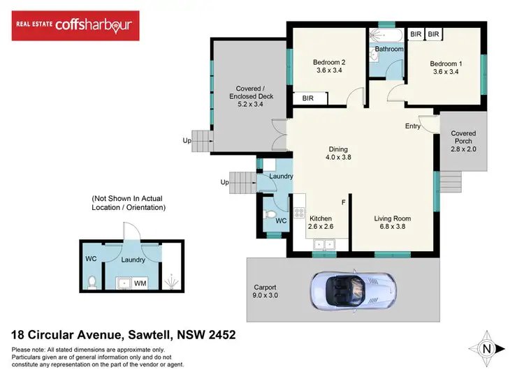 Floorplan of Homely house listing, 18 Circular Avenue, Sawtell NSW 2452