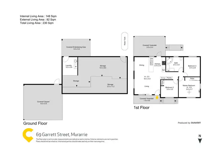 Floorplan of Homely house listing, 69 Garrett Street, Murarrie QLD 4172