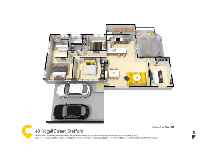 Floorplan of Homely house listing, 48 Kidgell Street, Stafford QLD 4053