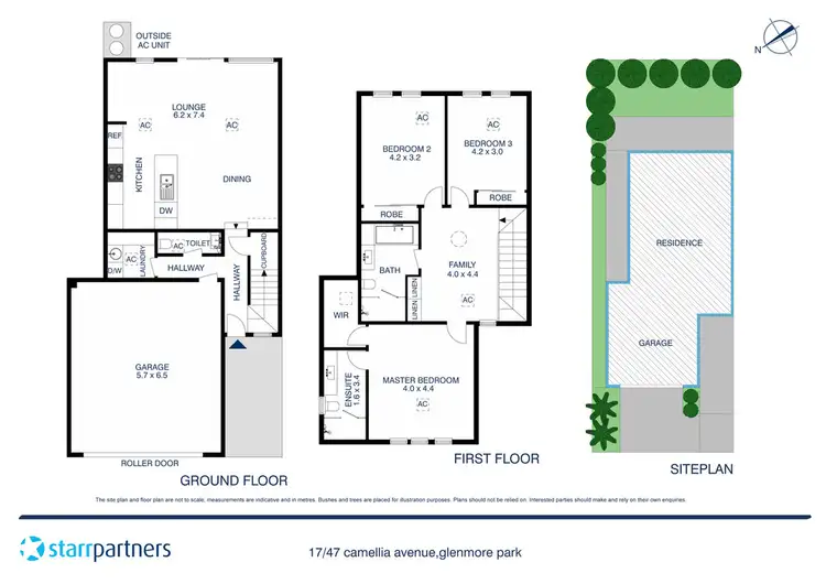 Floorplan of Homely townhouse listing, 17/47 Camellia Avenue, Glenmore Park NSW 2745