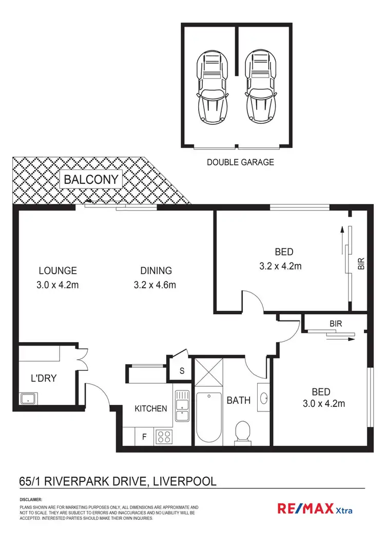Floorplan of Homely unit listing, 65/1 Riverpark Drive, Liverpool NSW 2170