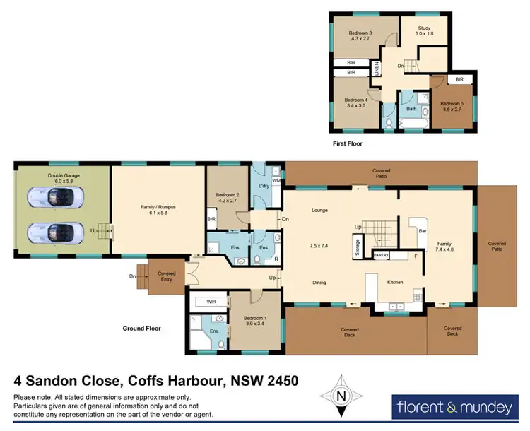 Floorplan of Homely house listing, 4 Sandon Cl, Coffs Harbour NSW 2450