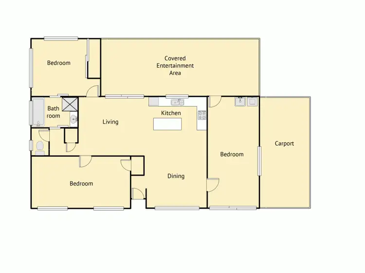 Floorplan of Homely house listing, 13 Clair Avenue, Deception Bay QLD 4508