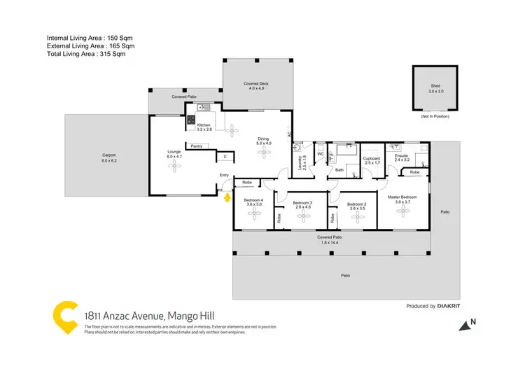 Floorplan of Homely house listing, 1811 Anzac Avenue, Mango Hill QLD 4509