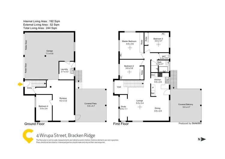 Floorplan of Homely house listing, 4 Wirupa Street, Bracken Ridge QLD 4017