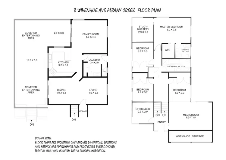 Floorplan of Homely house listing, 8 Wivenhoe Avenue, Albany Creek QLD 4035