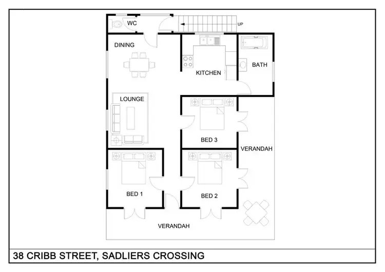 Floorplan of Homely house listing, 38 Cribb Street, Sadliers Crossing QLD 4305