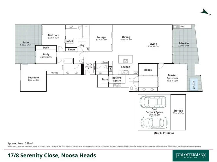 Floorplan of Homely unit listing, 17/8 Serenity Close, Noosa Heads QLD 4567
