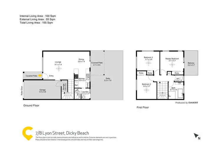 Floorplan of Homely townhouse listing, 7/8 Lyon Street, Dicky Beach QLD 4551