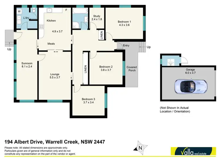 Floorplan of Homely house listing, 194 Albert Drive, Warrell Creek NSW 2447