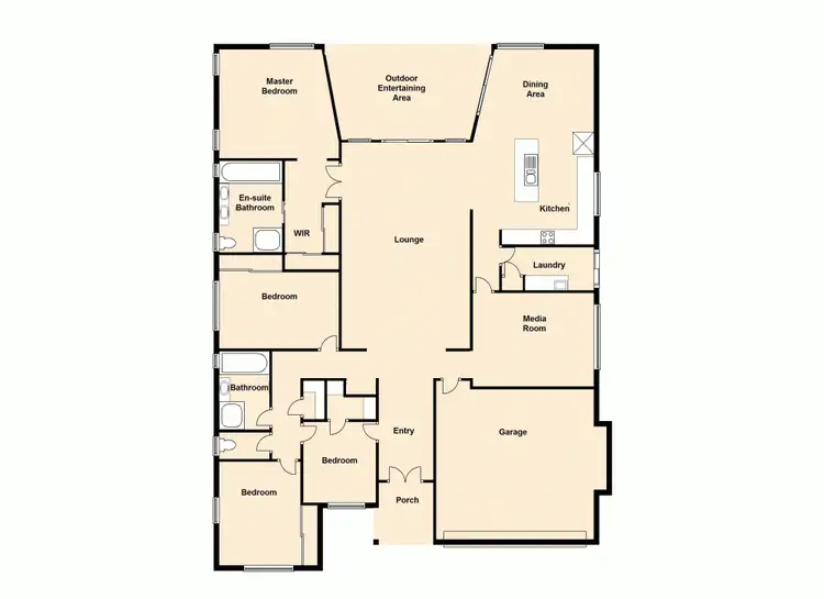 Floorplan of Homely house listing, 34 Baybreeze Crescent, Murrumba Downs QLD 4503