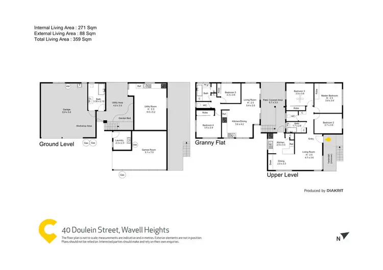 Floorplan of Homely house listing, 40 Doulein Street, Wavell Heights QLD 4012