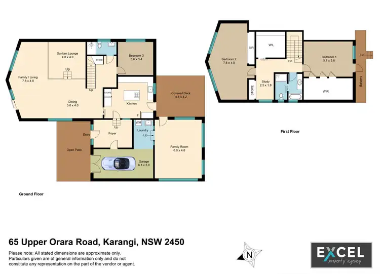 Floorplan of Homely rural property listing, 65 Upper Orara Road, Karangi NSW 2450