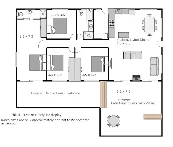 Floorplan of Homely rural property listing, 393 Boorabee Creek Road - Boorabee, Kyogle NSW 2474