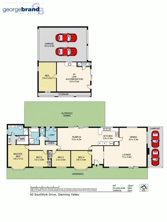 Floorplan of Homely house listing, 40 Southfork Drive, Glenning Valley NSW 2261