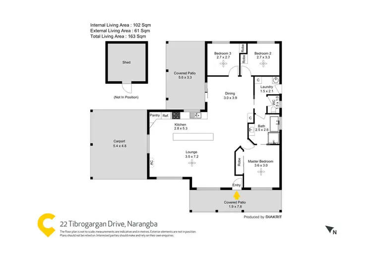 Floorplan of Homely house listing, 22 Tibrogargan Drive, Narangba QLD 4504