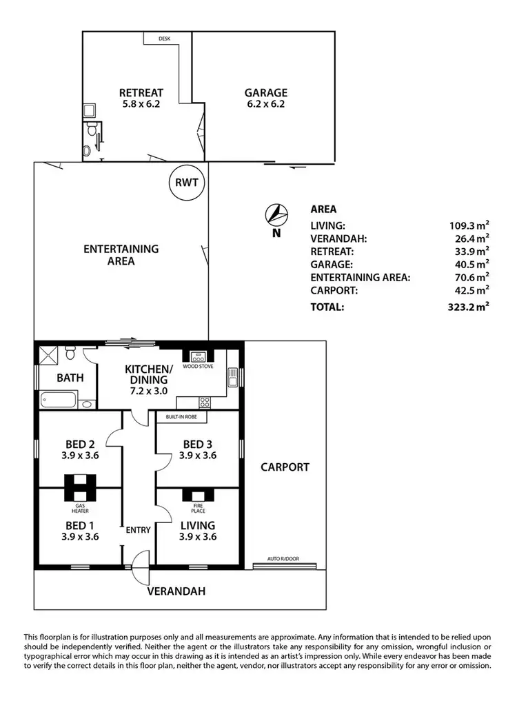 Floorplan of Homely house listing, 11 Joseph Street, Murray Bridge SA 5253