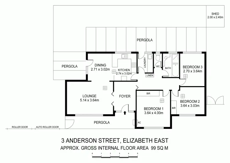 Floorplan of Homely house listing, 3 & 3a Anderson Street, Elizabeth East SA 5112