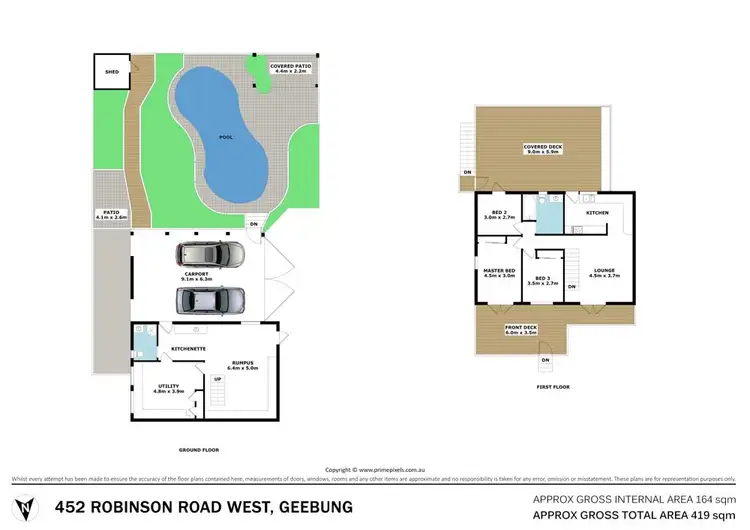 Floorplan of Homely house listing, 452 Robinson Road West, Geebung QLD 4034