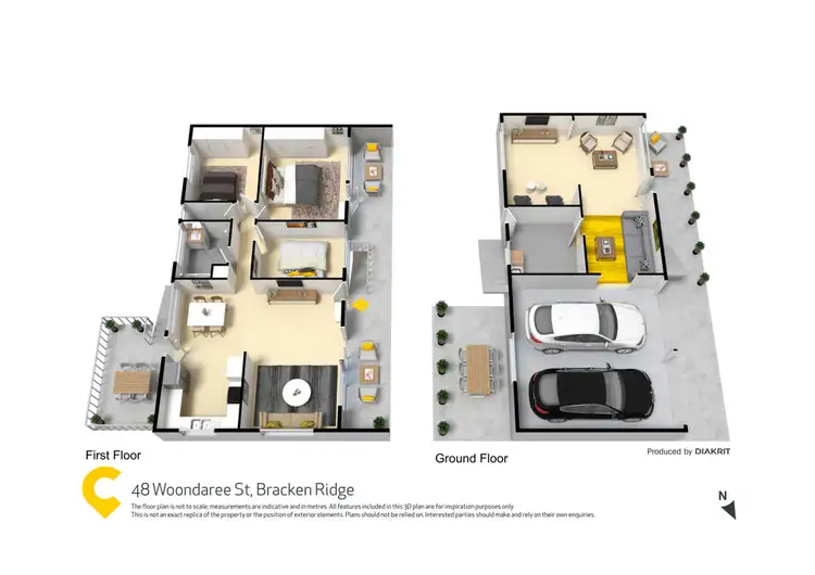 Floorplan of Homely house listing, 48 Woondaree Street, Bracken Ridge QLD 4017