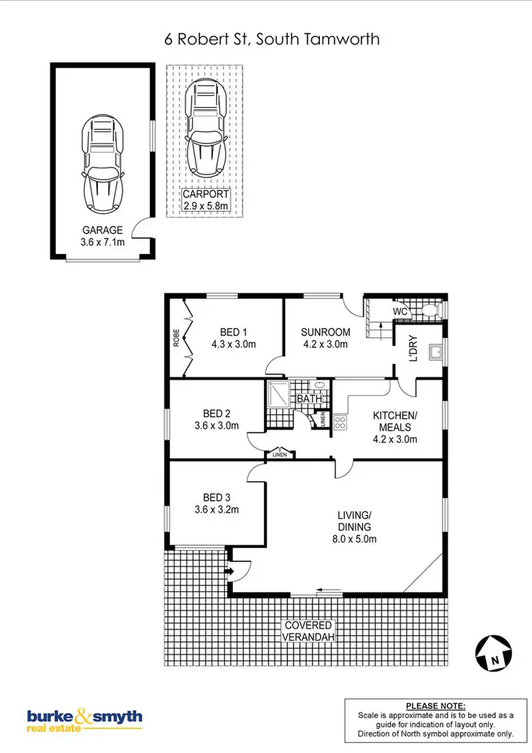 Floorplan of Homely house listing, 6 Robert Street, Tamworth NSW 2340