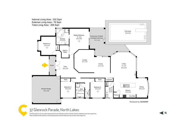 Floorplan of Homely house listing, 37 Glenrock Parade, North Lakes QLD 4509