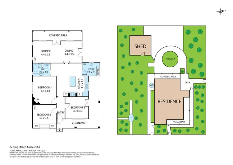Floorplan of Homely house listing, 22 King St, Junee NSW 2663