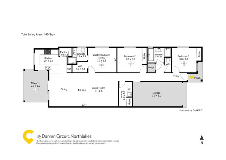 Floorplan of Homely house listing, 45 Darwin Circuit, North Lakes QLD 4509