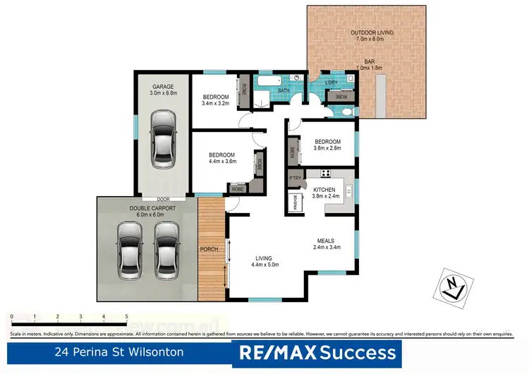 Floorplan of Homely house listing, 24 Perina Street, Wilsonton QLD 4350