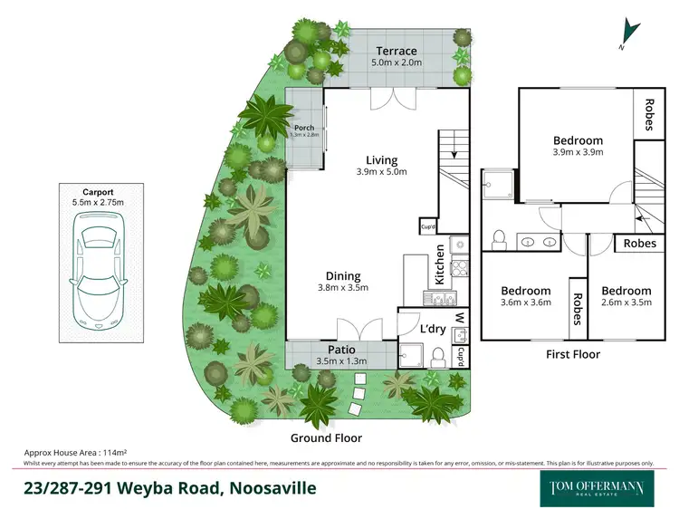 Floorplan of Homely unit listing, 23/287-291 Weyba Road, Noosaville QLD 4566