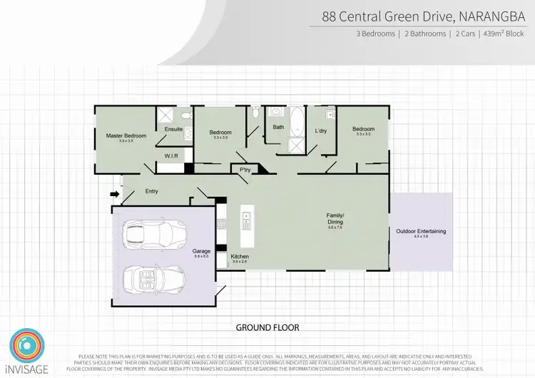 Floorplan of Homely house listing, 88 Central Green Drive, Narangba QLD 4504