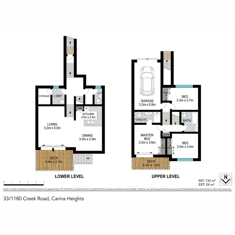 Floorplan of Homely townhouse listing, 33/1180 Creek Road, Carina Heights QLD 4152