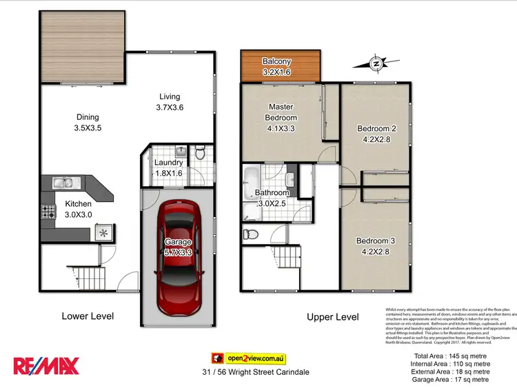 Floorplan of Homely townhouse listing, 31/56 Wright Street, Carindale QLD 4152