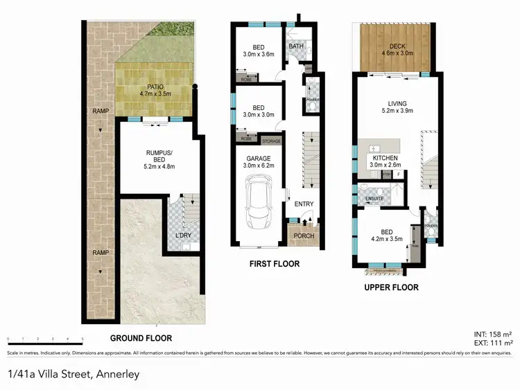 Floorplan of Homely townhouse listing, 41A Villa Street, Annerley QLD 4103