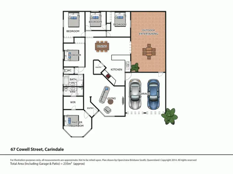 Floorplan of Homely house listing, 67 Cowell Street, Carindale QLD 4152