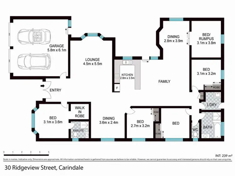 Floorplan of Homely house listing, 30 Ridgeview St, Carindale QLD 4152