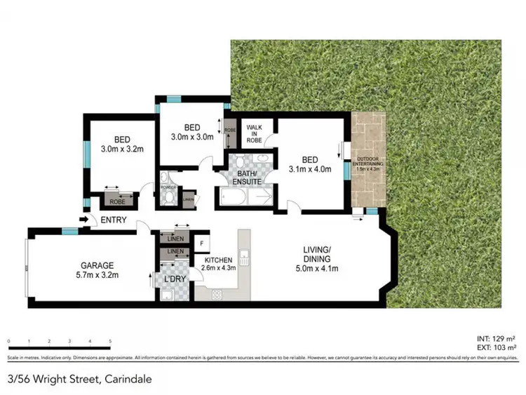 Floorplan of Homely villa listing, 3/56 Wright Street, Carindale QLD 4152