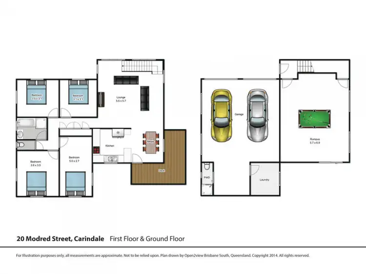 Floorplan of Homely house listing, 20 Modred Street, Carindale QLD 4152