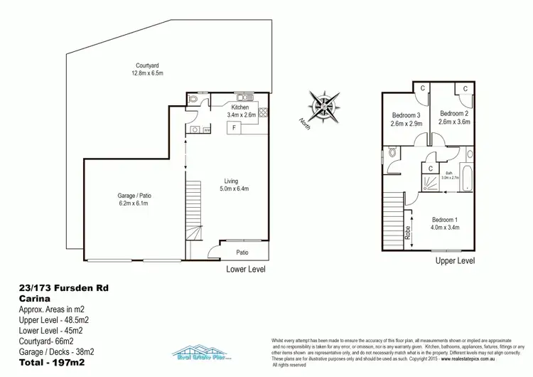 Floorplan of Homely townhouse listing, 23/173 Fursden Road, Carina QLD 4152