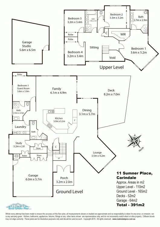 Floorplan of Homely house listing, 11 Sumner Place, Carindale QLD 4152