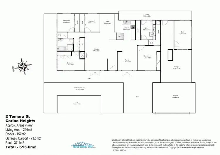 Floorplan of Homely house listing, 2 Temora St, Carina Heights QLD 4152