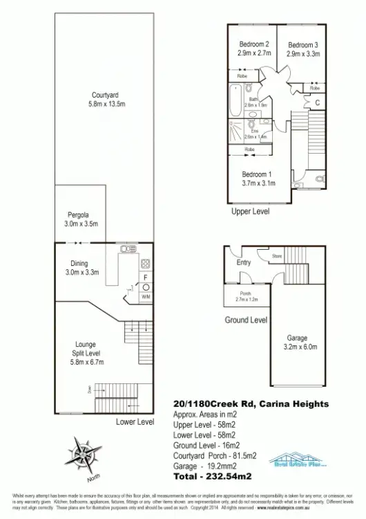 Floorplan of Homely townhouse listing, 20/1180 Creek Road, Carina Heights QLD 4152