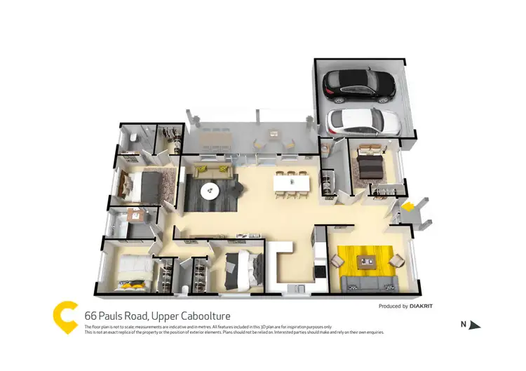 Floorplan of Homely house listing, 66 Pauls Road, Upper Caboolture QLD 4510