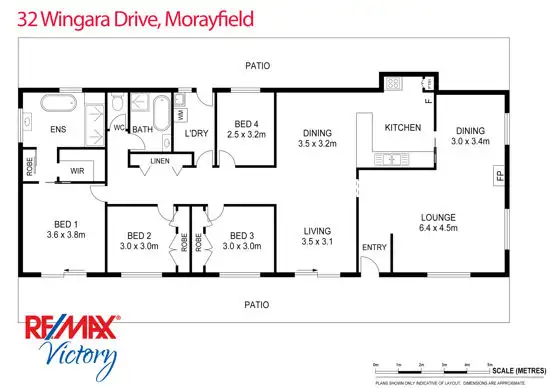 Floorplan of Homely rural property listing, 32 Wingara Drive, Morayfield QLD 4506