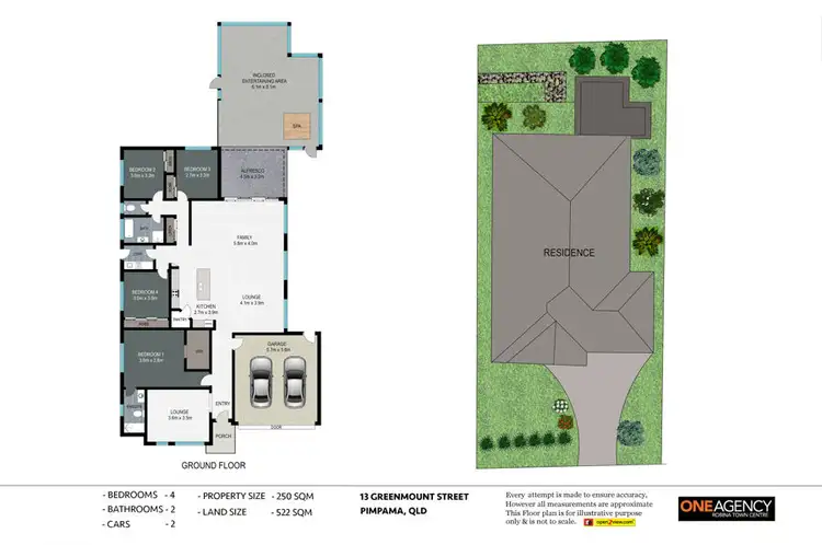 Floorplan of Homely house listing, 13 Greenmount Street, Pimpama QLD 4209