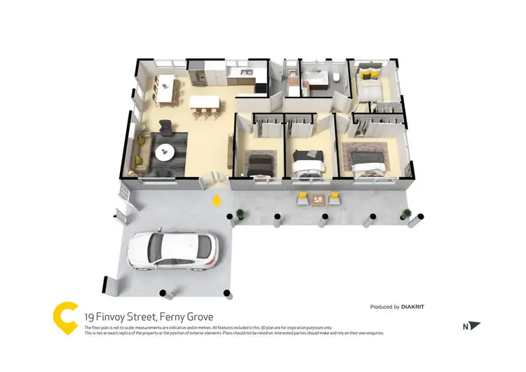 Floorplan of Homely house listing, 19 Finvoy Street, Ferny Grove QLD 4055