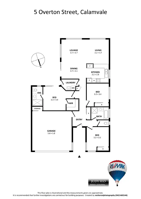 Floorplan of Homely house listing, 5 Overton St, Calamvale QLD 4116