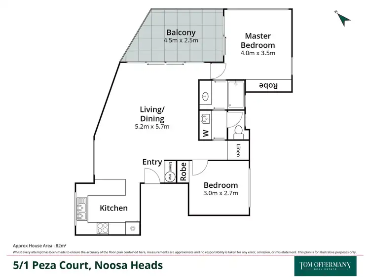 Floorplan of Homely unit listing, 5/1 Peza Court, Noosa Heads QLD 4567